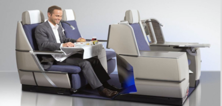 Brussels Airlines A330s feature Thompson Aero Seating Vantage business class seats