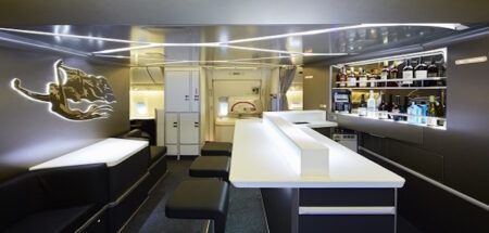 virgin australia boeing 777 bar