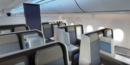 Inside flydubai's Boeing 737 MAX 8 cabin