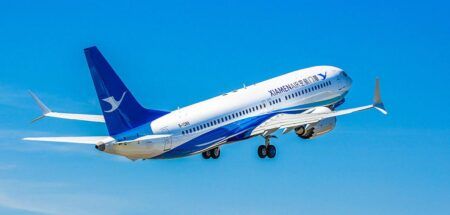 First Boeing 737 Max for Xiamen Airlines