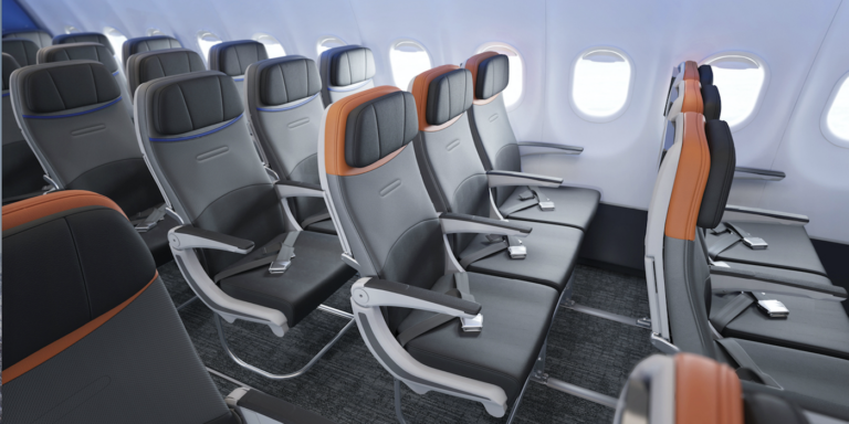 JetBlue is installing new aircraft interiors on its Airbus A320 fleet