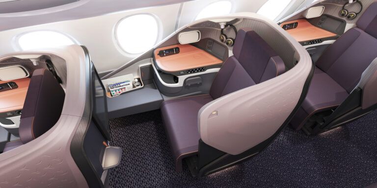 Singapore Airlines’ new A380 business class