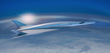 Boeing concept hypersonic passenger aircraft