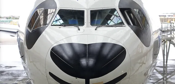 Which airline loves pandas?