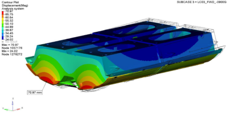 An optimized and certified overhead stowage bin design