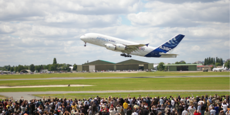 a380 paris airshow