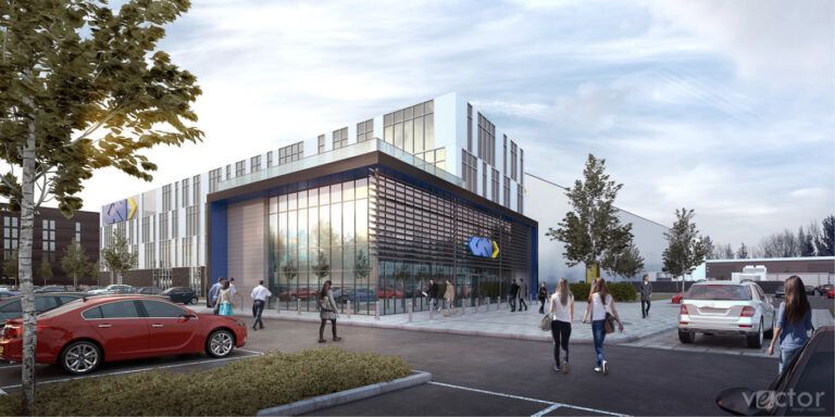 A rendering of GKN Aerospace’s Global Technology Centre in Bristol, UK