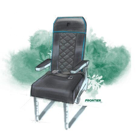 Frontier Airlines has unveiled details of its latest action to reduce the company’s environmental footprint with a new aircraft seat design