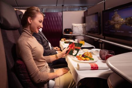 Passengers departing to and from Qatar Airways’ destinations will enjoy the airline’s festivities from 19 December until 26 December