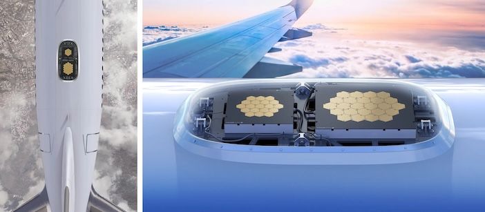 TCI Aircraft Interiors is evaluating the Skylark IFC antenna system