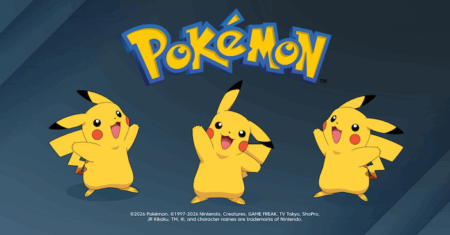 Anuvu secures monster Pokémon IFE deal A graphic showing Pikachū, a yellow mouse with a lightning bolt tail, in three different poses against a black background