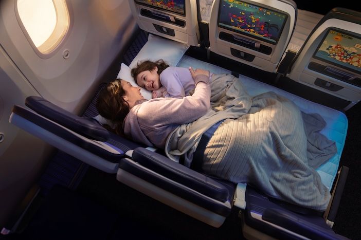 The Relax Row brings flat beds to United economy class