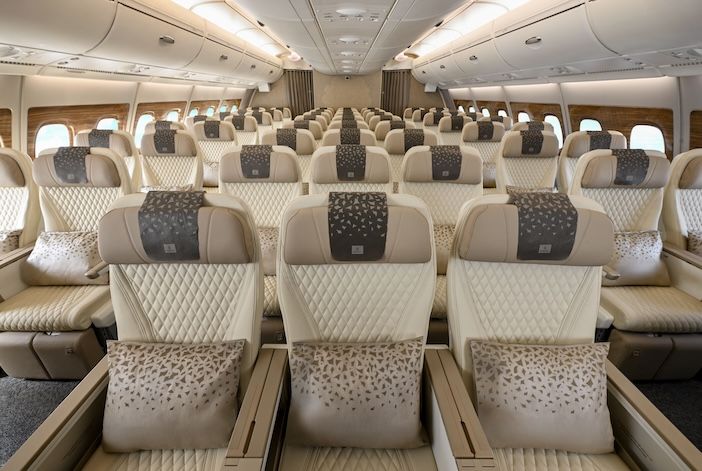 Emirates completes its first A380 reconfiguration with premium economy