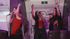 The Sugababes live gig from 35,000 ft via Virgin Atlantic’s Starlink wi-fi