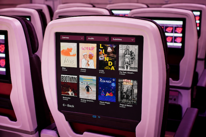 Virgin Atlantic adds dementia-friendly options to its entertainment lineup