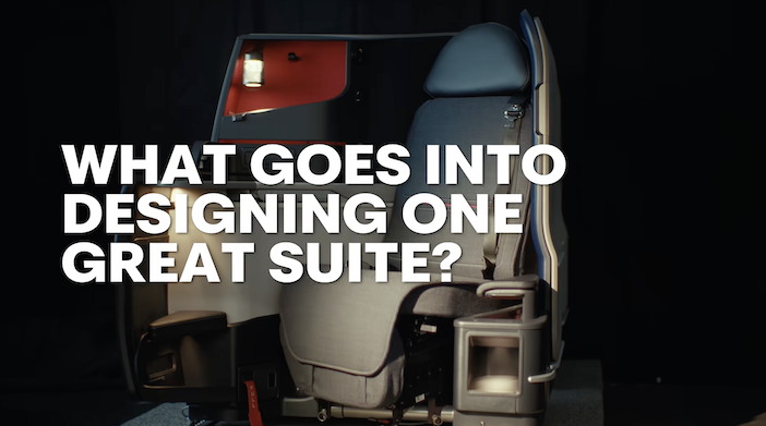The design details of the new Delta One seat